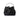 OB2230 FLORA APPLIQUE TOP HANDLE OLGA BERG BLACK CLUTCH 62372