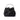 OB2230 FLORA APPLIQUE TOP HANDLE OLGA BERG BLACK CLUTCH 62372