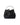 OB2230 FLORA APPLIQUE TOP HANDLE OLGA BERG BLACK CLUTCH 62372