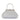 OB2235 MIMI BALL MESH FRAME BAG OLGA BERG SILVER CLUTCH 59358