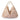 OB2246 DION RING HANDLE BAG OLGA BERG CHAMPAGNE CLUTCH 62387