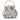 OB2248 SHARMA SEQUIN POUCH OLGA BERG WHITE CLUTCH 62390