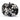 OB4831 VICTORIA FLOWER CLUTCH OLGA BERG BLACK CLUTCH 51965