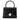 OB4855 HUX TOP ANDLE BAG OLGA BERG BLACK CLUTCH 59891