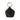 OB5243 BIANCA  ball mesh clutch OLGA BERG BLACK CLUTCH 19916