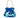 OB6455 PEDRO SUQUIN POUCH OLGA BERG BLUE CLUTCH 38027