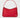 OB6509 ISLA TOP HANDLE BAG OLGA BERG RED CLUTCH 50679