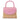 OB6522 ELLE WICKER TOP HANDLE OLGA BERG PINK Handbags 54514