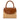 OB6522 ELLE WICKER TOP HANDLE OLGA BERG TAN Handbags 54515