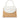 OB6522 ELLE WICKER TOP HANDLE OLGA BERG WHITE Handbags 54516