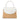 OB6522 ELLE WICKER TOP HANDLE OLGA BERG WHITE Handbags 54516