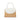 OB6522 ELLE WICKER TOP HANDLE OLGA BERG WHITE HANDBAGS 54516
