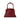 OB6552 LEANDRA TOP HANDLE BAG OLGA BERG BURGUNDY CLUTCH 59904