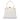 OB6552 LEANDRA TOP HANDLE BAG OLGA BERG WHITE CLUTCH 59903