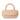 OB6561 YASMIN TOP HANDLE BAG OLGA BERG NATURAL CLUTCH 62425