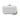 OB7151 LIA FASCETTED POD CLUTCH WITH TASSEL OLGA BERG WHITE CLUTCH 30618