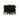 Olga Berg OB4773 Estelle Feather Clutch OLGA BERG BLACK CLUTCH 29518