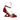 PENELOPE STRAPPY WEDGE BRAZILIO RED / 36 WOMENS FOOTWEAR 59174
