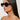 PETA + JAIN SOPHIE GEO CATS EYE SUNS Peta + Jain Black/Smoke General SOPHI.BLKSMKPJ