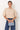 PINSTRIPE DENIM TIMBER FRAME CLUTCH ADORNE DENIM CLUTCH AVD1790DENI