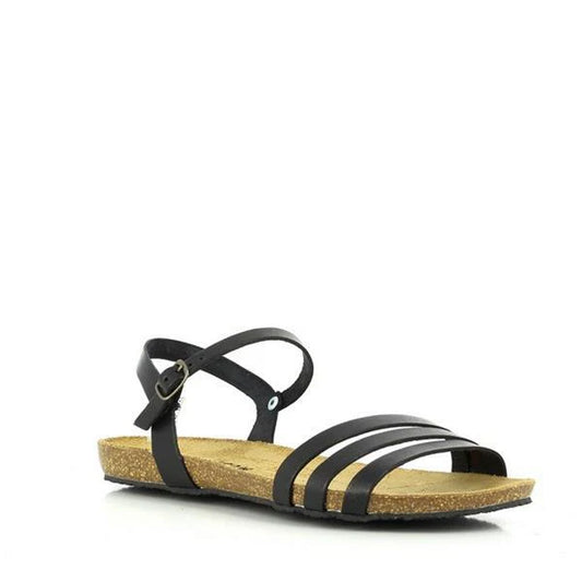 STEPH  black strappy sandal - PLAKTON - 575080, womens footwear - Stomp Shoes Darwin
