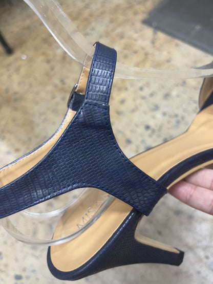 Misano Tribute Navy strappy heel