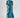REMINISCENCE SHIRT MIDI PASDUSHAS TEAL / 6 DRESSES 50985