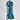 REMINISCENCE SHIRT MIDI PASDUSHAS TEAL / 6 DRESSES 50985