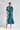 REMINISCENCE SHIRT MIDI PASDUSHAS TEAL / 6 DRESSES 50985