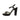 SARALYN PLATFORM Nina BLACK SATIN / 5 WOMENS FOOTWEAR 60349