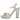 SARALYN PLATFORM Nina SILVER / 5 WOMENS FOOTWEAR 60351