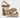 SHERBET PLEAT PLATFORM PINK INC GOLD PLEAT / 36 WOMENS FOOTWEAR 52491