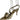 SIERA METALLIC HEEL BRAZILIO WOMENS FOOTWEAR