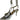 SIERA METALLIC HEEL BRAZILIO WOMENS FOOTWEAR