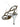 SIERA METALLIC HEEL BRAZILIO WOMENS FOOTWEAR