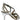 SIERA METALLIC HEEL BRAZILIO WOMENS FOOTWEAR