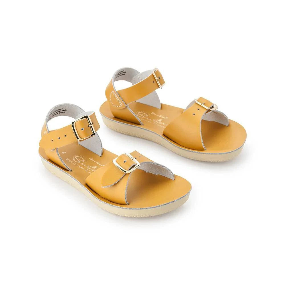 SURFER mustard saltwater kids sandal – Stomp Shoes Darwin