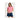 IBSA PLAIN  ROUND NECK T SHIRT IBISA CARNATION / SMALL TOPS 57446