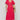 UT2506465 VALENTINA V NECK MIDI DRESS STAPLE THE LABEL RED / XS DRESSES 57043