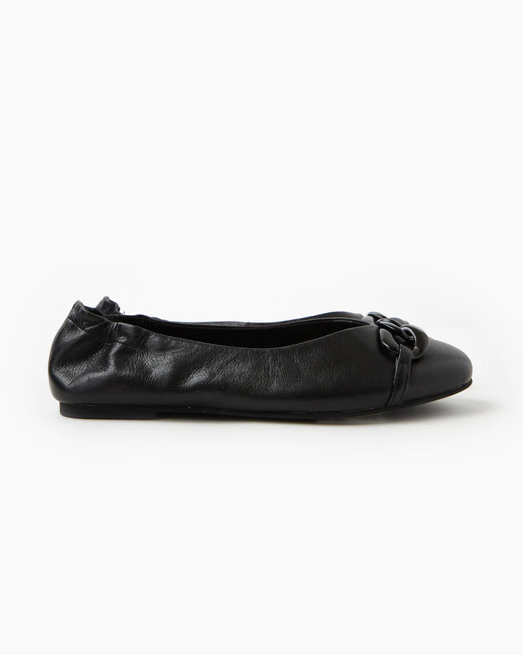 BRIDGET  BALLET FLAT - WALNUT MELBOURNE - 36, 37, 38, 39, 40, 41, 42, BLACK, flats on sale, Olive, on sale, sandals on sale, womens footwear - Stomp Shoes Darwin