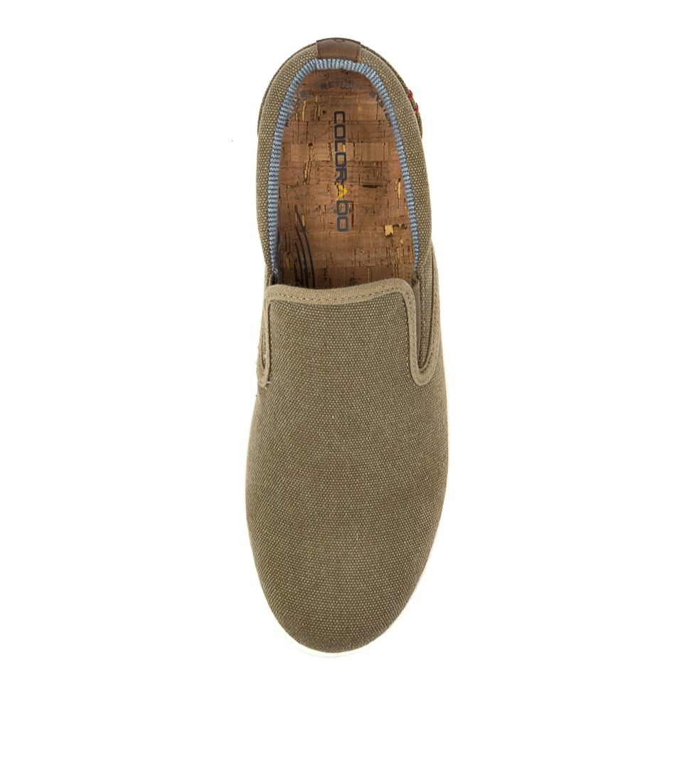 AERIAL BOAT SHOE - COLORADO - 10, 11, 12, 13, 6, 7, 8, 9, BF, dark navy, footwears, heels on sale, MENS, mens footwears, mens shoes, TAUPE - Stomp Shoes Darwin