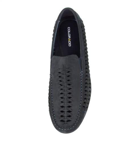 MASSAR MENS SHOE - COLORADO - 40, 41, 42, 43, 44, 45, 46, footwears, loafer, MENS, mens footwears, mens loafers, mens shoes, NAVY, TAN - Stomp Shoes Darwin