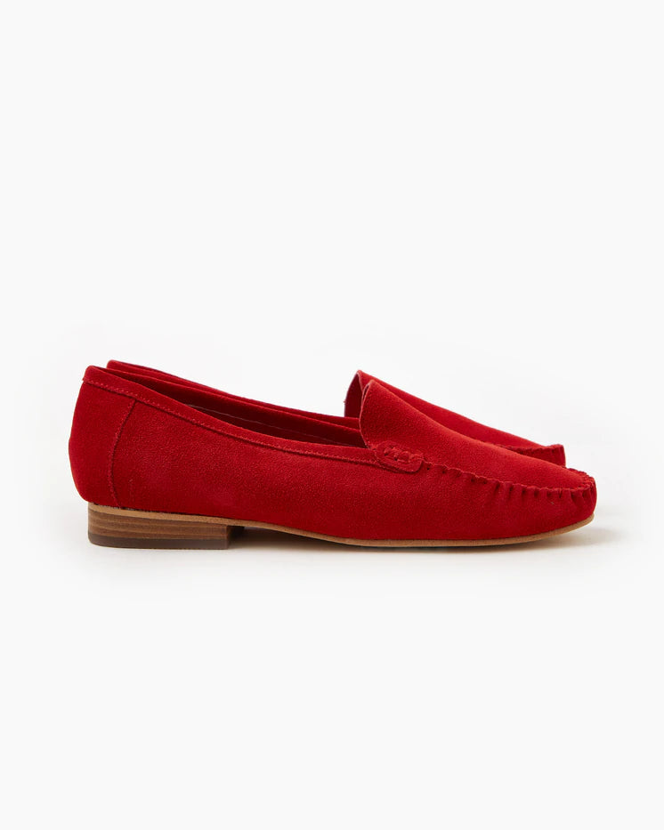 CIGAR SUEDE LOAFER - WALNUT MELBOURNE - 36, 37, 38, 39, 40, 41, 42, on sale, Red, Sand, womens footwear - Stomp Shoes Darwin