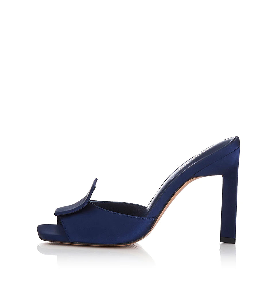 FAYE SATIN SLIP ON - ALIAS MAE - 36, 37, 38, 39, 40, 41, BF, indigo, OLIVE, on sale, womens footwear - Stomp Shoes Darwin