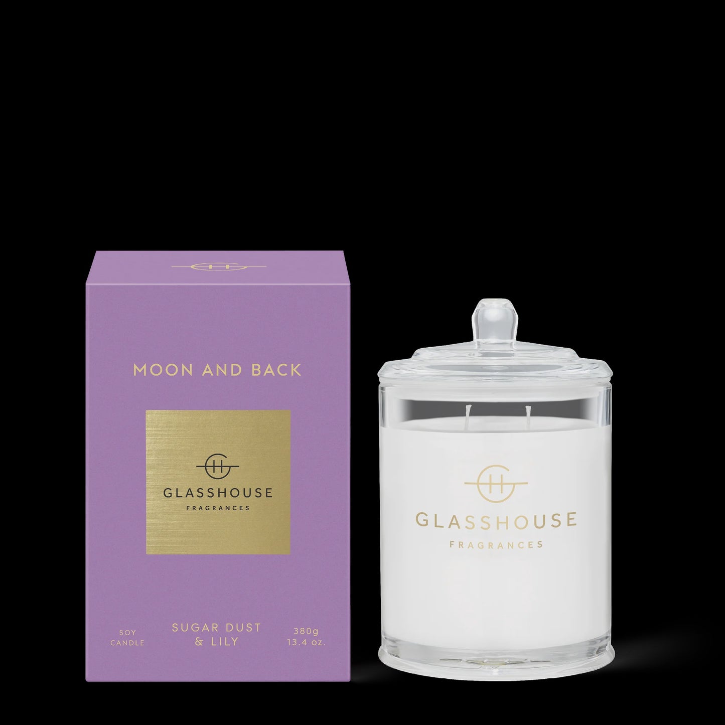 MOON AND BACK 380G CANDLE - GLASSHOUSE - candles - Stomp Shoes Darwin