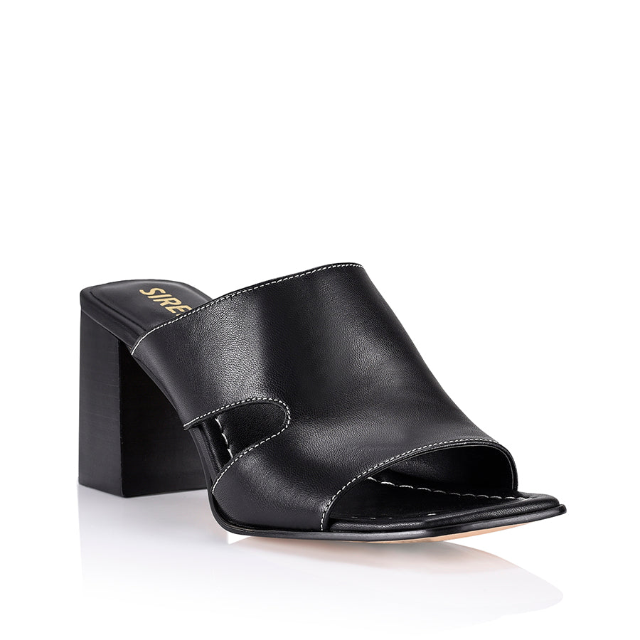 KEATON SIREN MULE - SIREN - 36, 37, 38, 39, 40, 41, BLACK, brandy, mule heel, on sale, womens footwear - Stomp Shoes Darwin