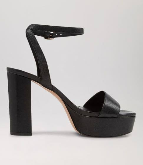 AVANA PLATFORM - MOLLINI - 36, 37, 38, 39, 40, 41, BLACK, EVENING, Evening Shoes, heel, platform heel, TAN, womens footwear - Stomp Shoes Darwin