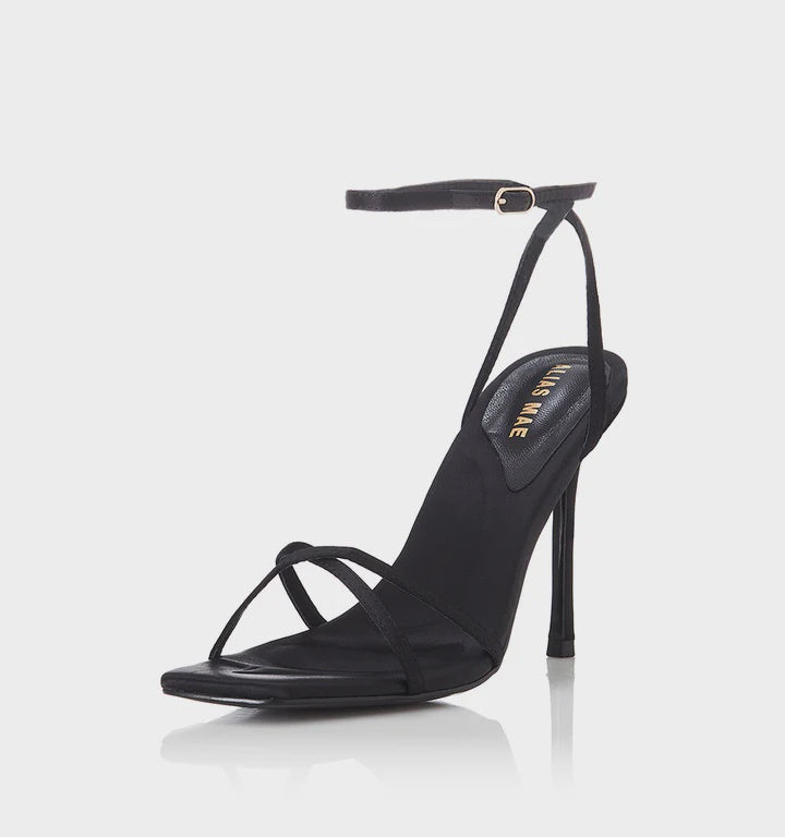 MIA STRAPPY SATIN HEEL - ALIAS MAE - on sale, womens footwear - Stomp Shoes Darwin