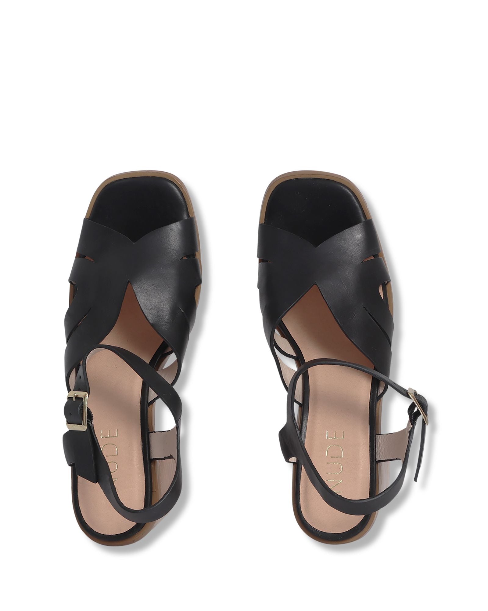 LENA BLOCK HEEL - NUDE FOOTWEAR - BF, womens footwear - Stomp Shoes Darwin