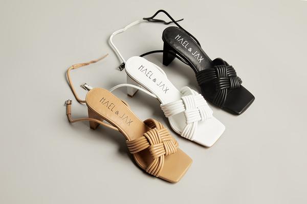 SQUAD STRAPPY BLOCK HEEL - HAEL AND JAX - 36, 37, 38, 39, 40, 41, BLACK, block heel, TAN, womens footwear - Stomp Shoes Darwin